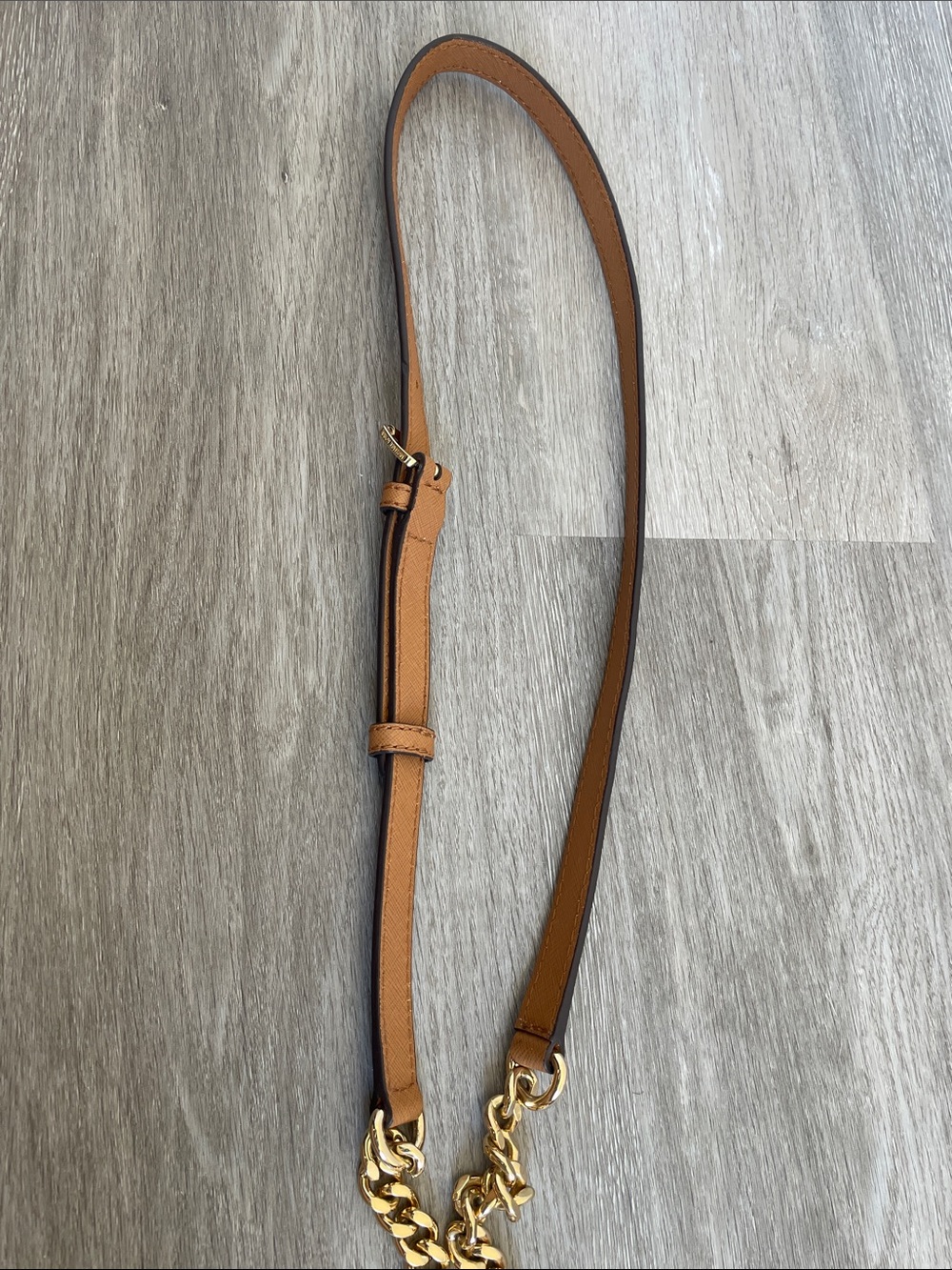 Michael Kors Crossbody Strap Brown & Gold Universal